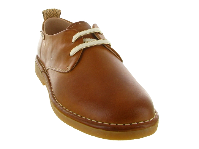 chaussures a lacets - Derby chic - femme - Cuir - Marron - Pikolinos5873401_3
