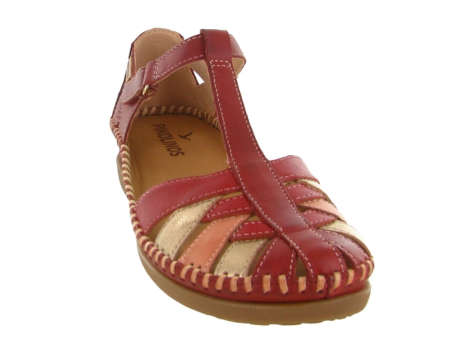 sandales et nu pieds - Confort - femme - Cuir - Rouge - Pikolinos5873801_3