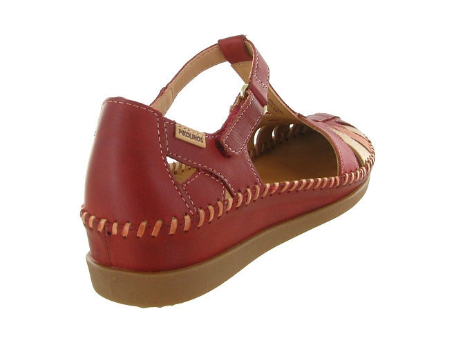 sandales et nu pieds - Confort - femme - Cuir - Rouge - Pikolinos5873801_5