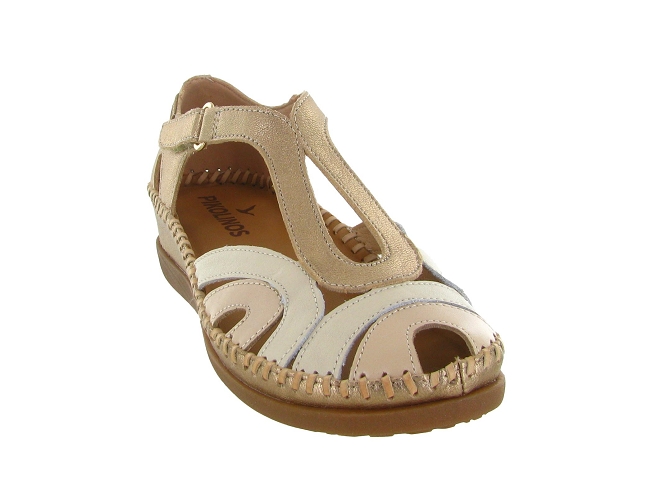 sandales et nu pieds - Confort - femme - Cuir - Crème - Pikolinos5873901_3