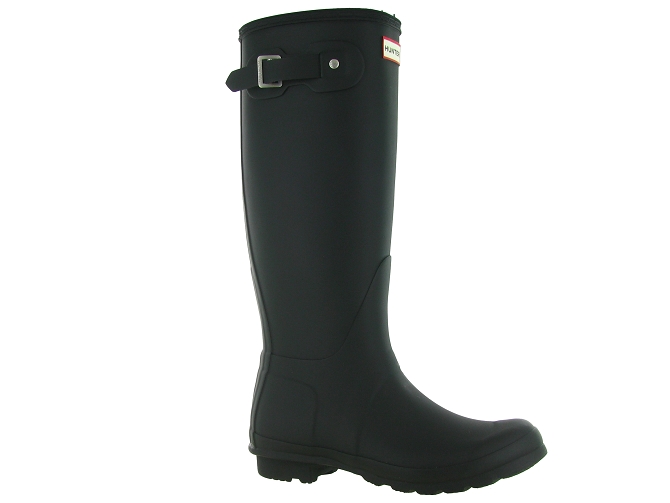 bottes - de pluie - femme - Caoutchouc - Noir - Hunter