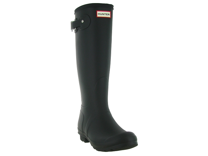 bottes - de pluie - femme - Caoutchouc - Noir - Hunter5874301_3