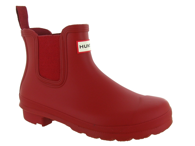 bottes - de pluie - femme - Caoutchouc - Bordeaux - Hunter