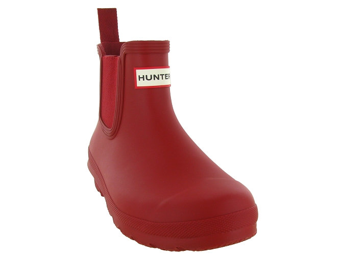 bottes - de pluie - femme - Caoutchouc - Bordeaux - Hunter5874402_3