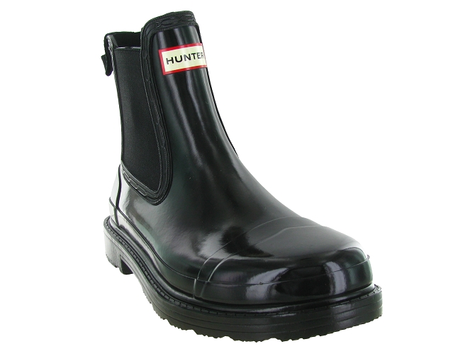 bottes - de pluie - femme - Caoutchouc - Noir - Hunter5874601_3