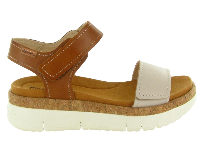 sandales et nu pieds - Confort - femme - Cuir - Beige - Pikolinos5874801_2