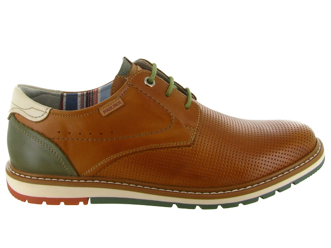 chaussures a lacets - Confort et décontracté - homme - Cuir - Marron - Pikolinos5875301_2