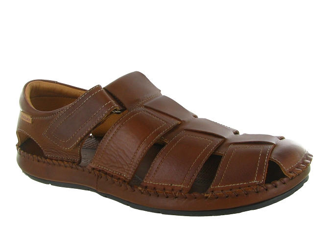nu pieds - Sandales - homme - Cuir - Marron - Pikolinos