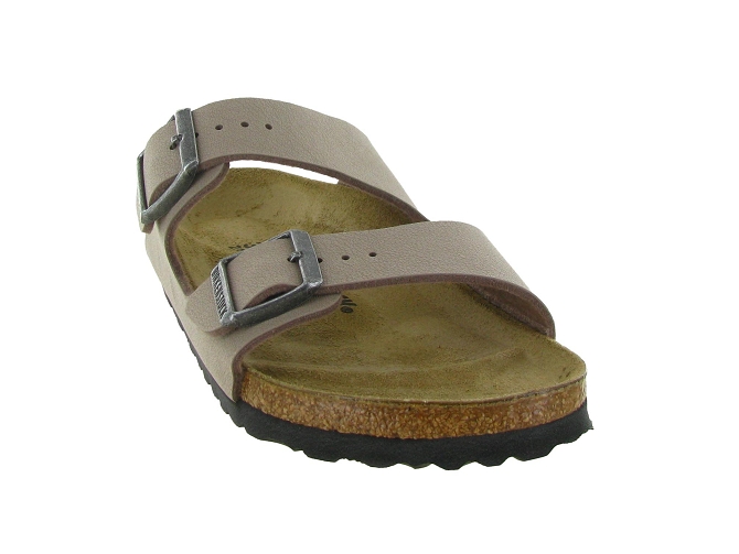 sandales et nu pieds - Mule Sabot - femme - Nubuck - Taupe - Birkenstock5876901_3