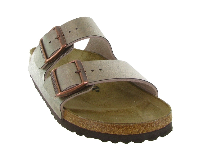 sandales et nu pieds - Mule Sabot - femme - Nubuck - Bronze - Birkenstock5877001_3