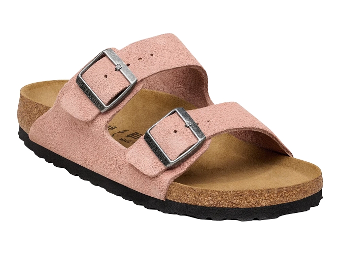 sandales et nu pieds - Mule Sabot - femme - Cuir - Rose - Birkenstock