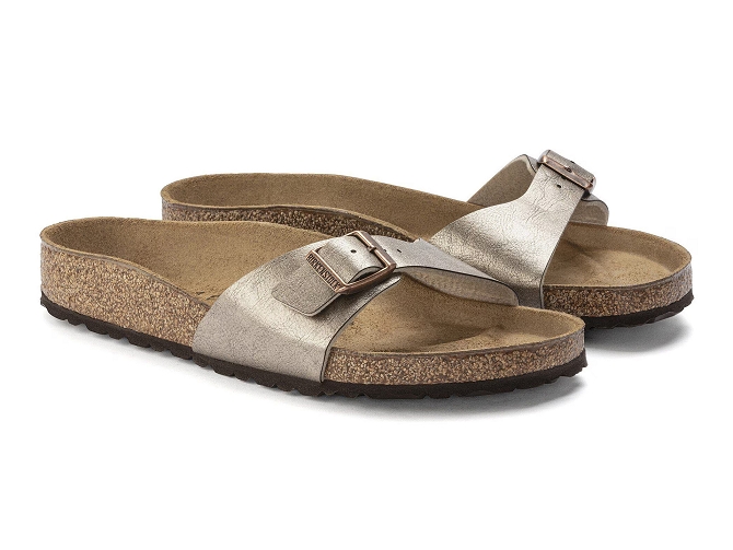 sandales et nu pieds - Mule Sabot - femme - Synthétique - Bronze - Birkenstock5877202_3