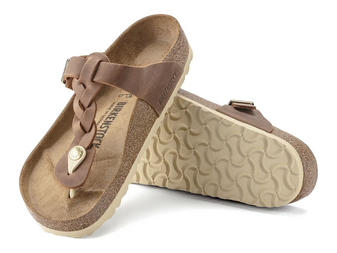 sandales et nu pieds - Entre doigt & Tong - femme - Cuir - Marron - Birkenstock5877401_4
