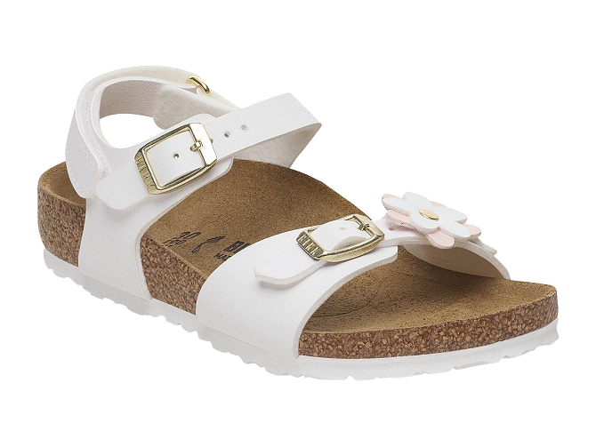 sandales et nu pieds -  - junior fille - Synthétique - Blanc - Birkenstock