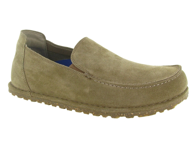 mocassins - Bateau - homme - Nubuck - Beige - Birkenstock