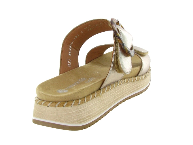 sandales et nu pieds - Mule Sabot - femme - Cuir - Argent - Remonte5880001_5