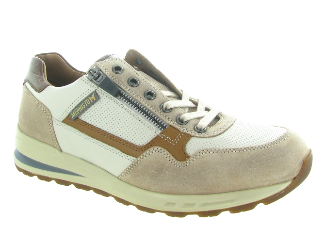 baskets et sneakers - Confort - homme - Cuir - Beige - Mephisto