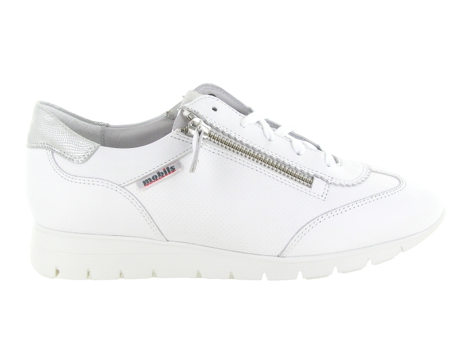baskets et sneakers - Confort - femme - Cuir - Blanc - Mephisto5880801_2