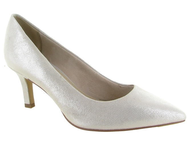 escarpins et trotteurs - Fermé - femme - Nubuck - Argent - Tamaris