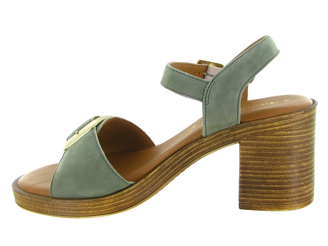 sandales et nu pieds - Casual - femme - Cuir - Kaki - Tamaris5882701_4