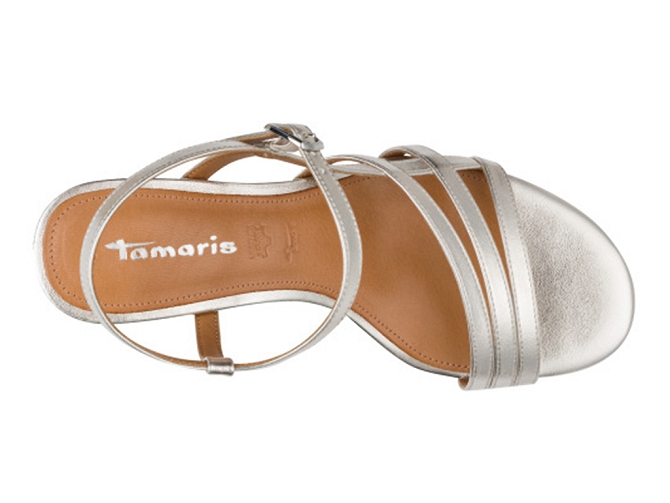 sandales et nu pieds - Cérémonie - femme - Synthétique - Argent - Tamaris5882901_4