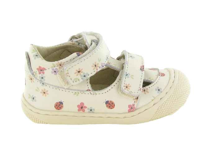 sandales et nu pieds - Semelle souple - bebe fille - Cuir - Crème - Naturino5885501_2