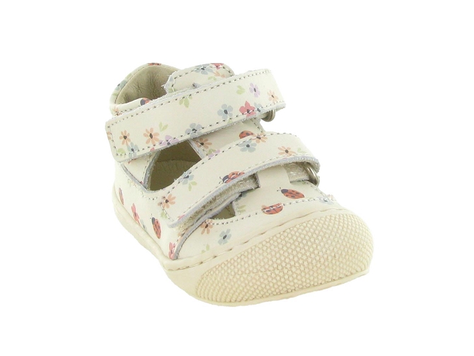 sandales et nu pieds - Semelle souple - bebe fille - Cuir - Crème - Naturino5885501_3
