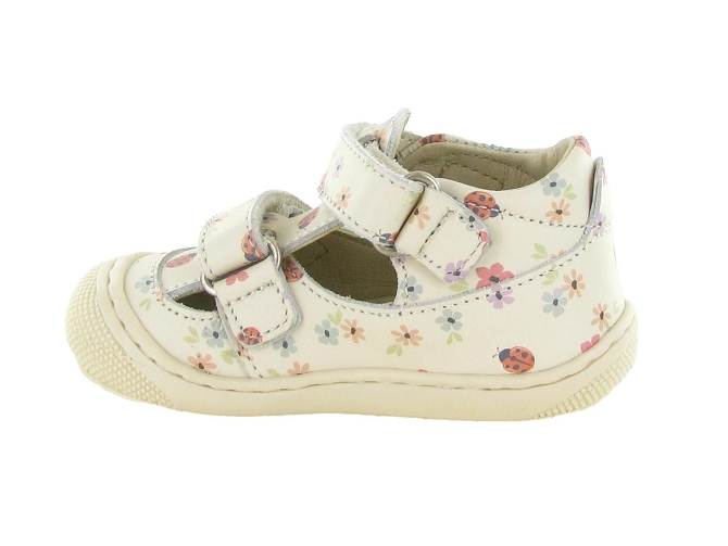 sandales et nu pieds - Semelle souple - bebe fille - Cuir - Crème - Naturino5885501_4