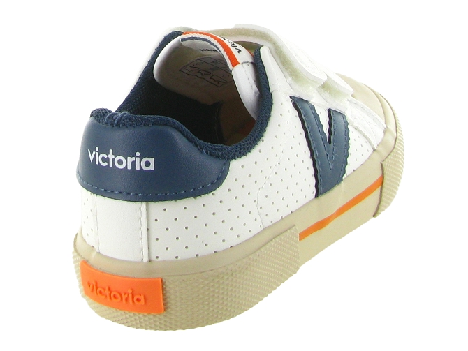 baskets et sneakers -  - junior garcon - Cuir - Bleu Marine - Victoria5885902_5