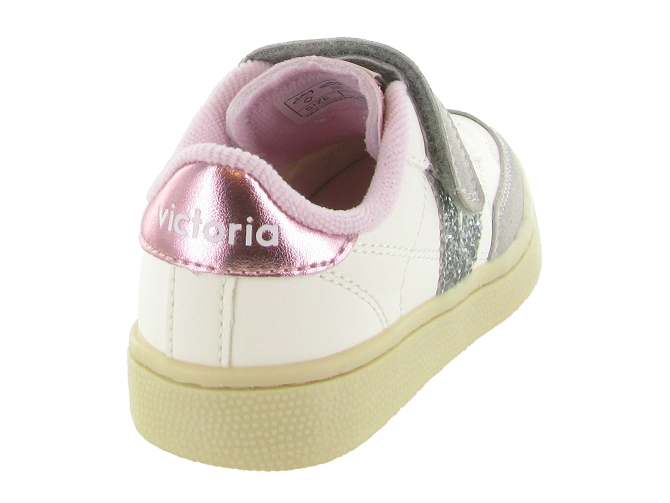 baskets et sneakers -  - junior fille - Cuir - Gris - Victoria5886101_5