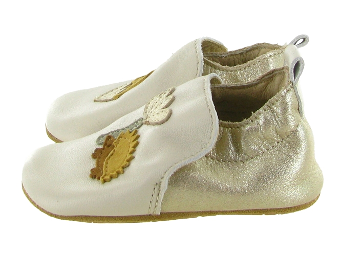 chaussons et pantoufles -  - bebe mixte - Cuir - Beige - Bellamy5886302_4