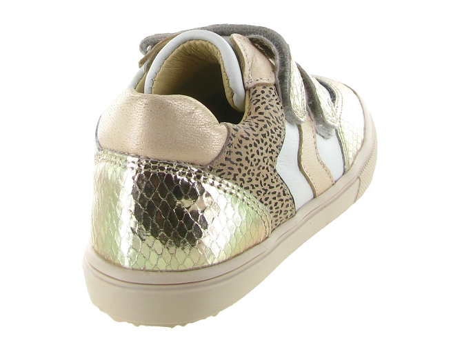 baskets et sneakers -  - bebe fille - Cuir - Or - Bellamy5886801_5