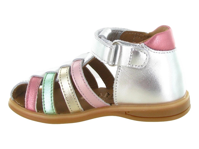 sandales et nu pieds -  - bebe fille - Cuir - Blanc - Bellamy5887003_4