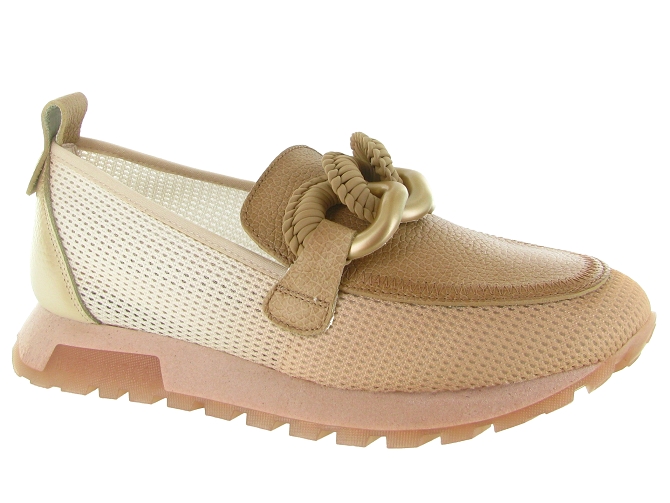 mocassins - Elégant - femme - Synthétique - Beige - Hispanitas