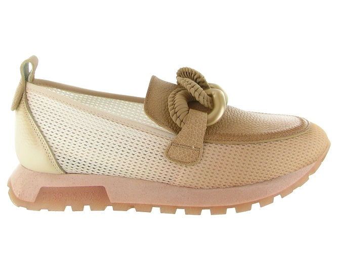 mocassins - Elégant - femme - Synthétique - Beige - Hispanitas5887101_2