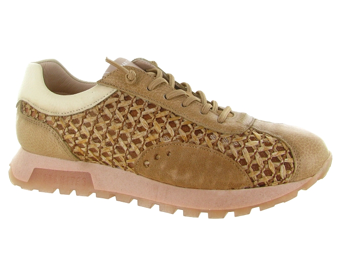 baskets et sneakers - Confort - femme - Raphia - Beige - Hispanitas