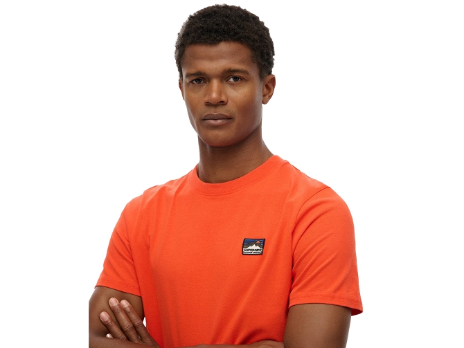 ts - MC - vetement homme - Coton - Rouge - Superdry5887701_4