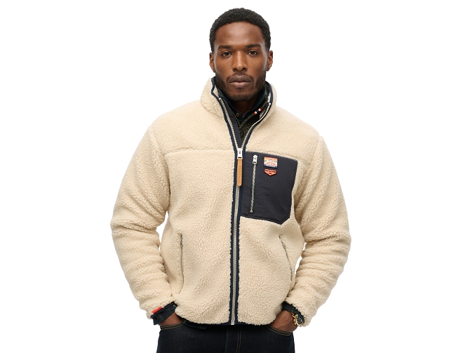 veste - IMPERMEABLE - vetement homme - Coton - Beige - Superdry5888101_2