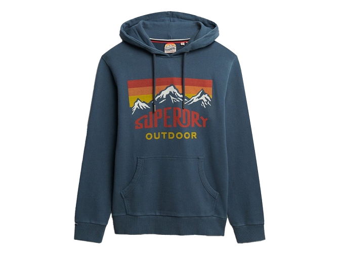 pull - ML - vetement homme - Coton - Bleu Marine - Superdry