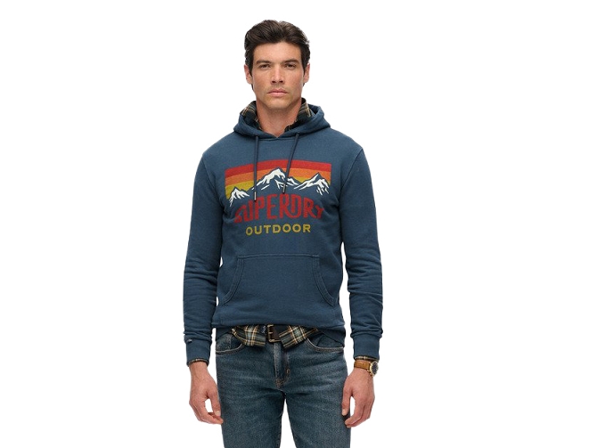 pull - ML - vetement homme - Coton - Bleu Marine - Superdry5888401_3