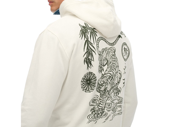 pull - ML - vetement homme - Coton - Blanc - Superdry5888501_5