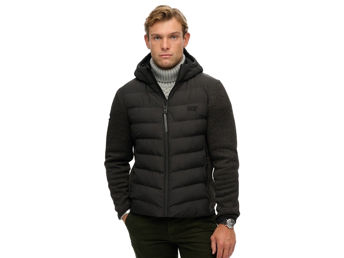 veste - IMPERMEABLE - vetement homme - Coton - Noir - Superdry5888701_2