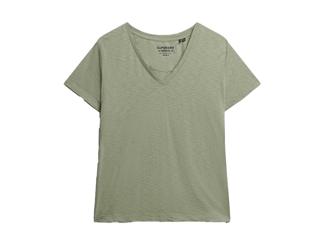 tee shirt - MC - vetement femme - Coton - Vert - Superdry