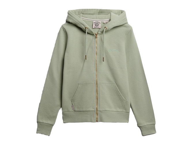 veste -   - vetement femme - Coton - Vert - Superdry