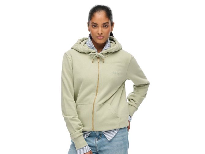 veste -   - vetement femme - Coton - Vert - Superdry5889501_2