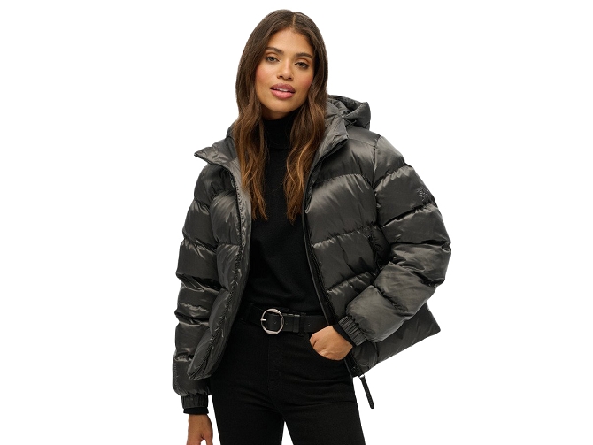 veste - DOUDOUNE - vetement femme - Coton - Noir - Superdry5889701_2