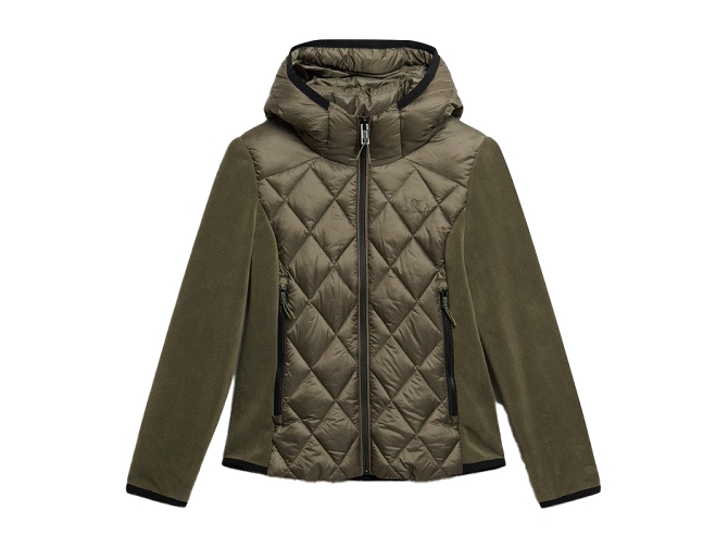 veste -   - vetement femme - Coton - Vert - Superdry