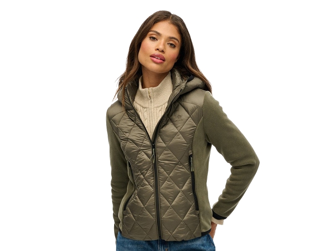 veste -   - vetement femme - Coton - Vert - Superdry5889801_2