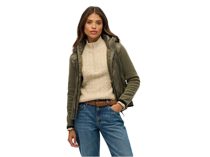 veste -   - vetement femme - Coton - Vert - Superdry5889801_3