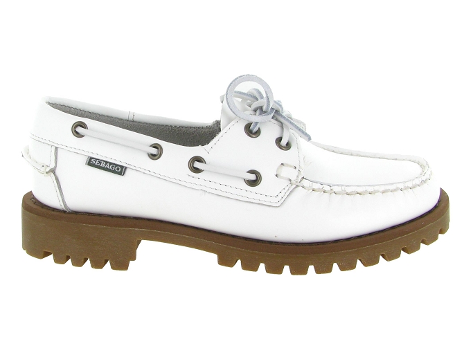 mocassins - Bateau - femme - Cuir - Blanc - Sebago5890601_2